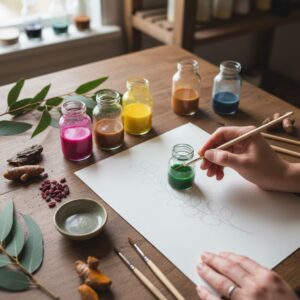 Tintas Botánicas + Acuarelas en Pasta
